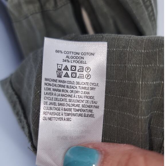 Lucky Brand Green Tencel Oversized Hooded Jacket NWT Women’s Size Small - Picture 16 of 16